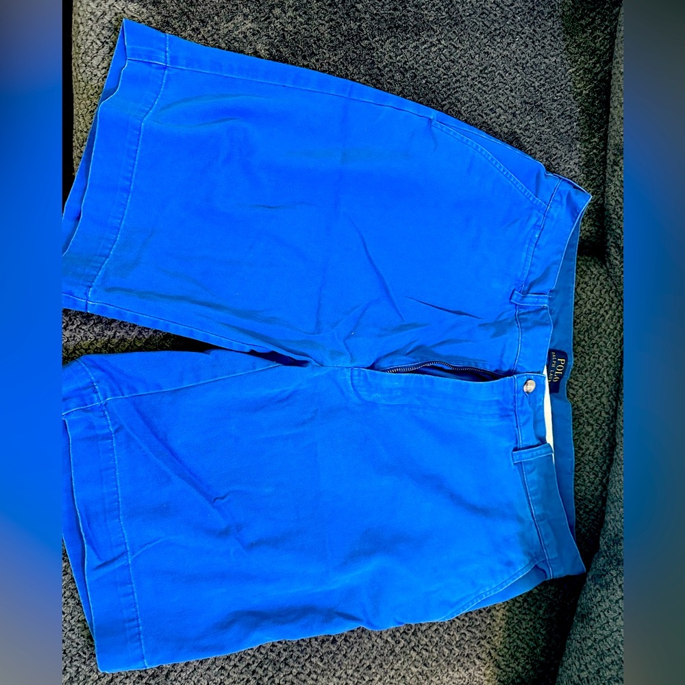 Blue Polo Ralph Lauren Shorts Size 35